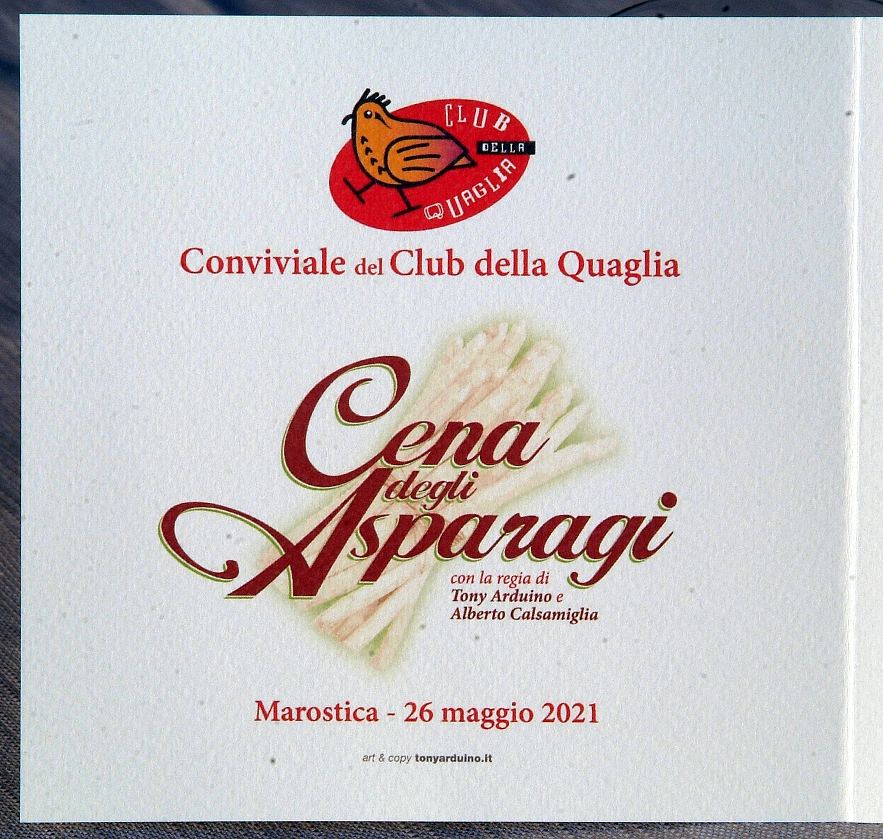 Conviviale degli Asparagi 2021 alla Rosina