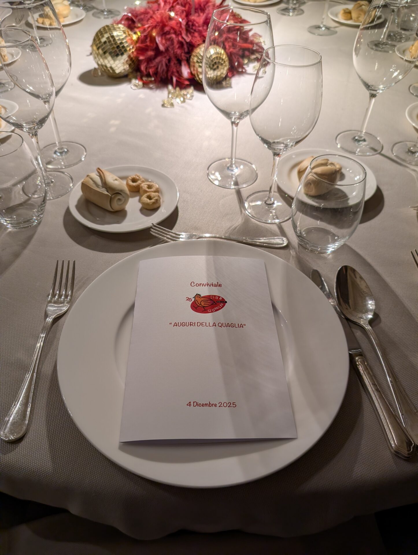 Conviviale degli Auguri di Natale 2025 alla Foresteria di Villa Valmarana ai Nani
